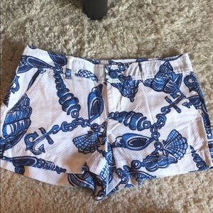 Lilly Pulitzer sea shell shorts